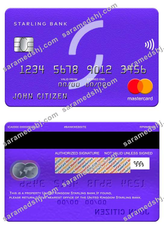 United Kingdom Starling bank mastercard